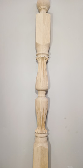 Столб пригласительный  "Лотос" 1200*100*100 Бук