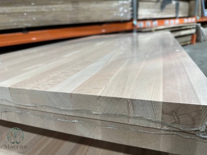 Мебельный щит Бук 40*600*2500 цельноламельный