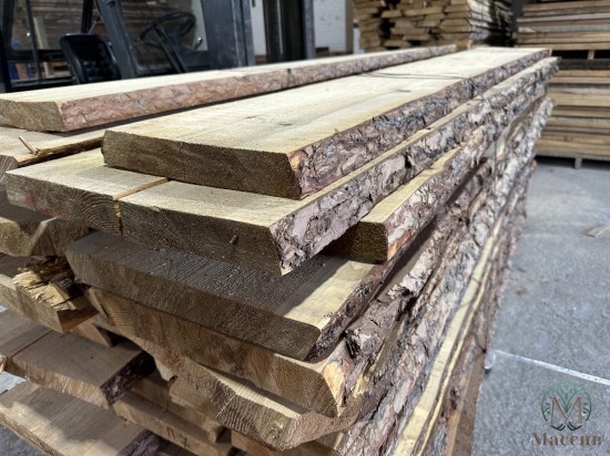 Доска столярная. Лиственница Необрезная. Толщина 50 мм