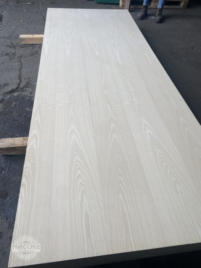 МДФ шпон ясень 16*2800*1035 2 стороны
